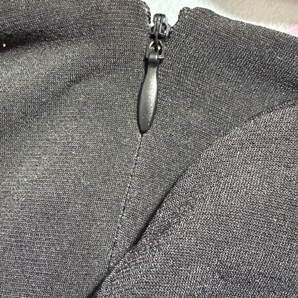 Calvin Klein Womens Faux Wrap Mini Dress Size 2X Black Career Business Neutral - Picture 13 of 14